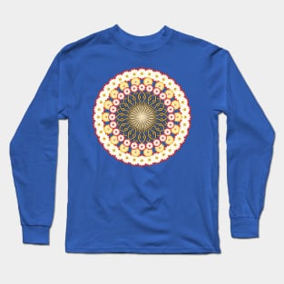 Round floral design Long Sleeve T-Shirt